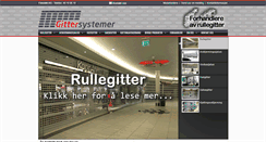 Desktop Screenshot of gittersystemer.no